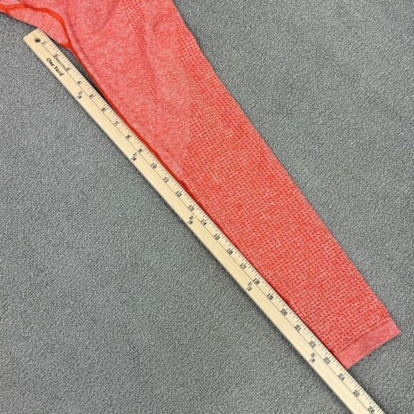 GymShark Vital 2.0 Seamless Leggings Chili Red Marled Medium - Picture 13 of 13